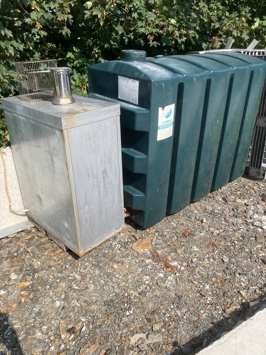 Oil tank and oil boiler for sale - Image 3