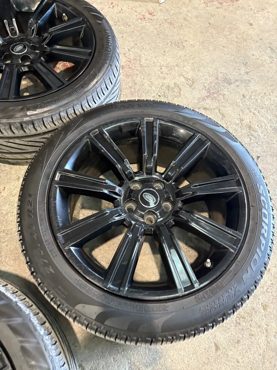 21" Black Range Rover Wheels - Image 1