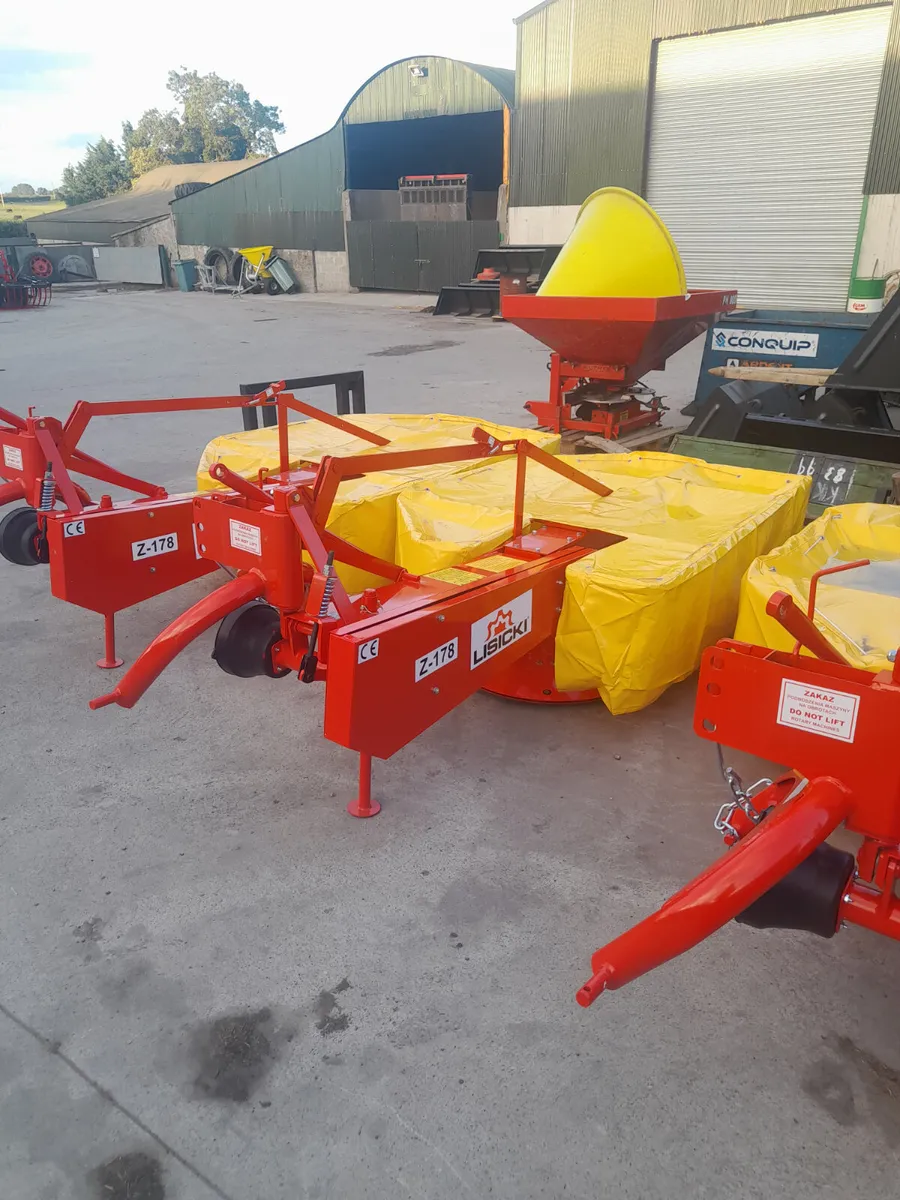 New Drum mowers, finance available - Image 1