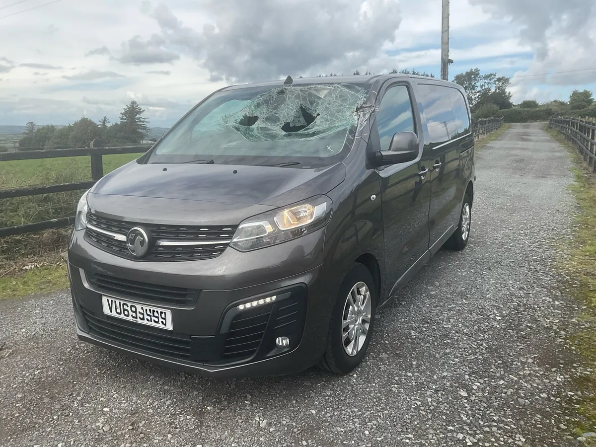 2020 Vauxhall vivaro 2.0 ltr automatic damaged - Image 2