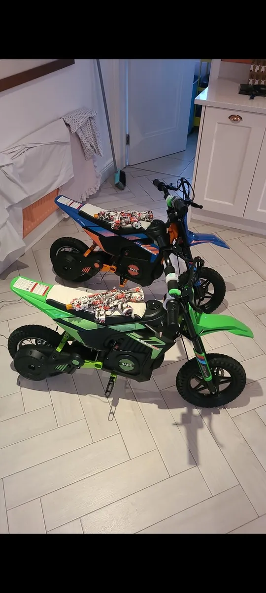 Kids electric dirtbikes x2 - Image 1
