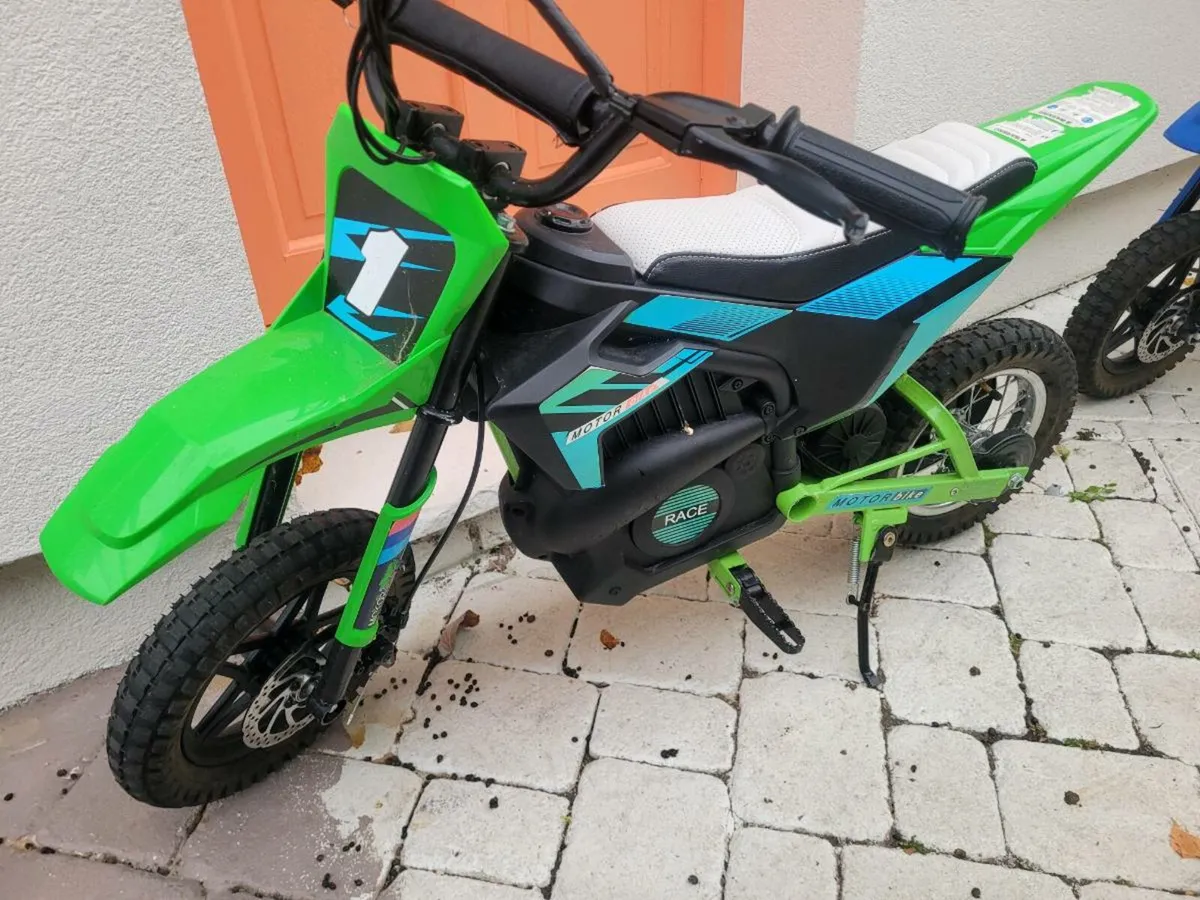 Kids electric dirtbikes x2 - Image 2