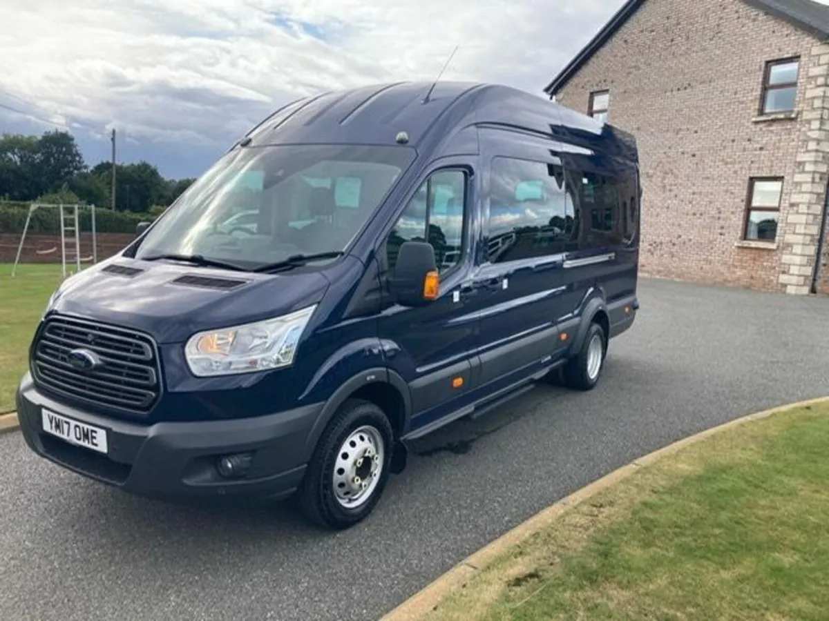 2017 FORD TRANSIT 460 L4 MINIBUS 17 SEATS - Image 1