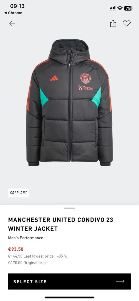 Manchester United 23 winter jacket - Image 3