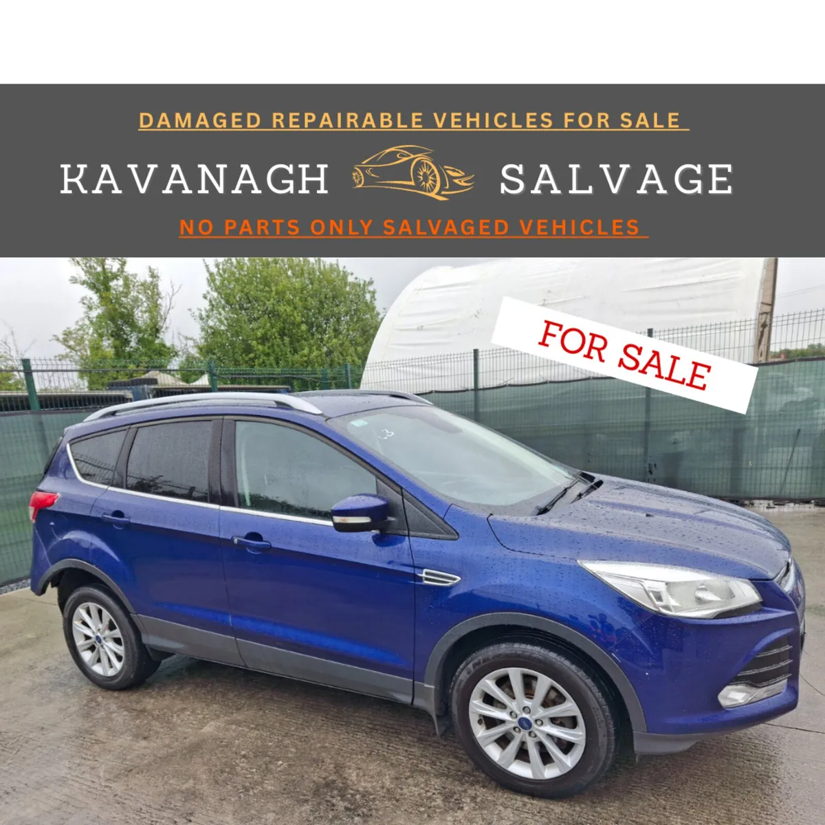 162 Ford Kuga Titanium light Damaged - Image 1