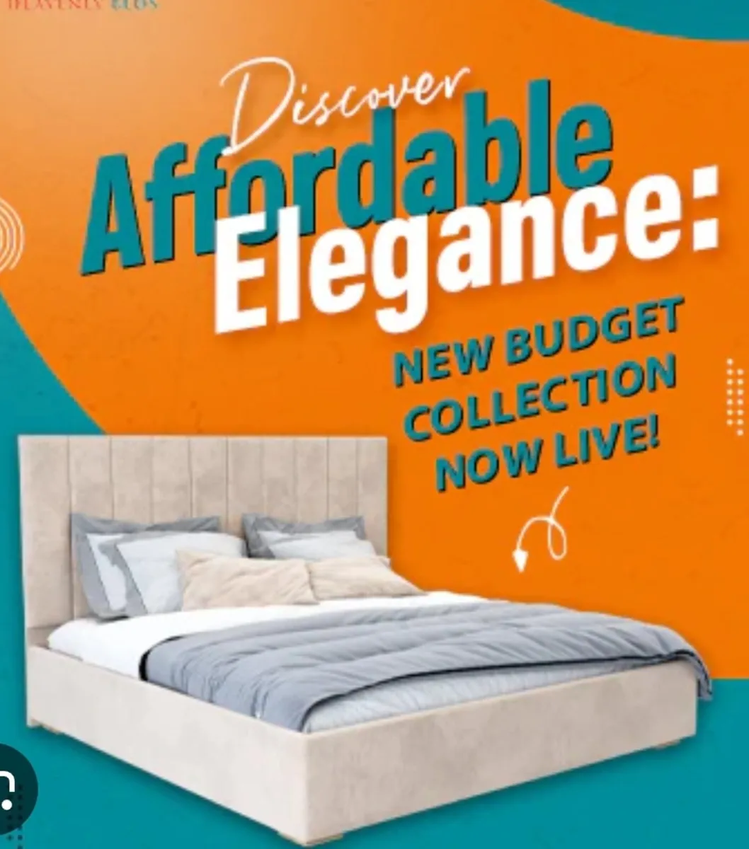 NEW BEDS WITH MEMORY FOAM MATTRESS - Image 1