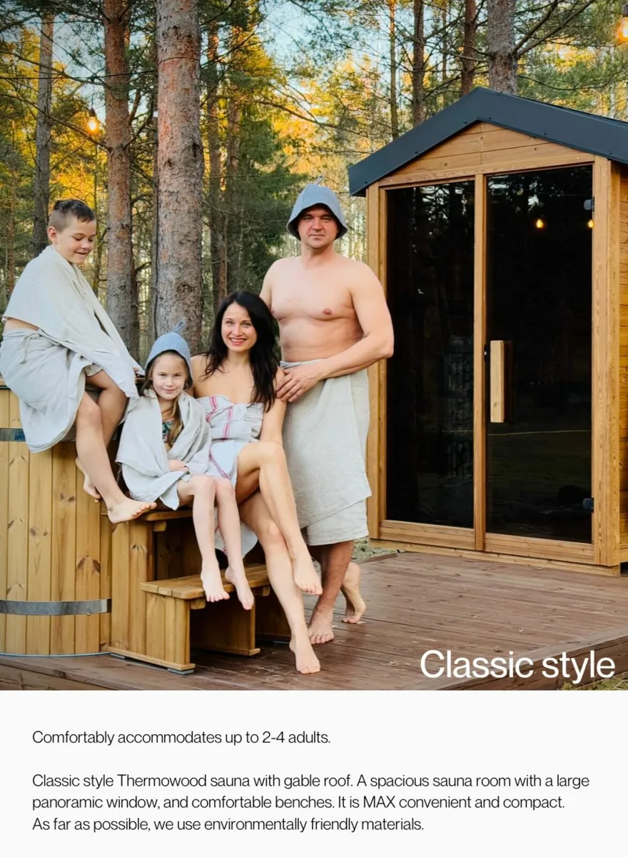 Sauna ''Moti'' Handcrafted Thermowood - Image 3