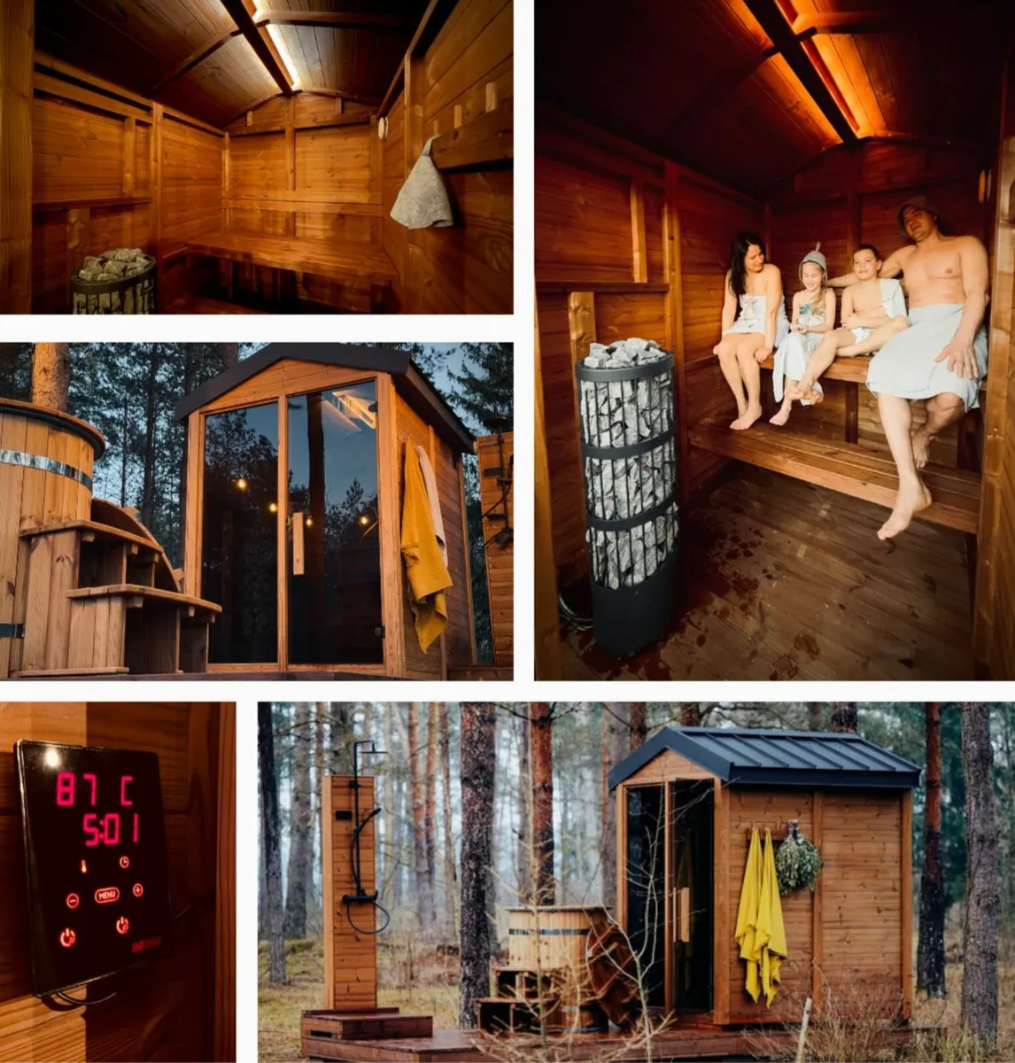 Sauna ''Moti'' Handcrafted Thermowood - Image 1