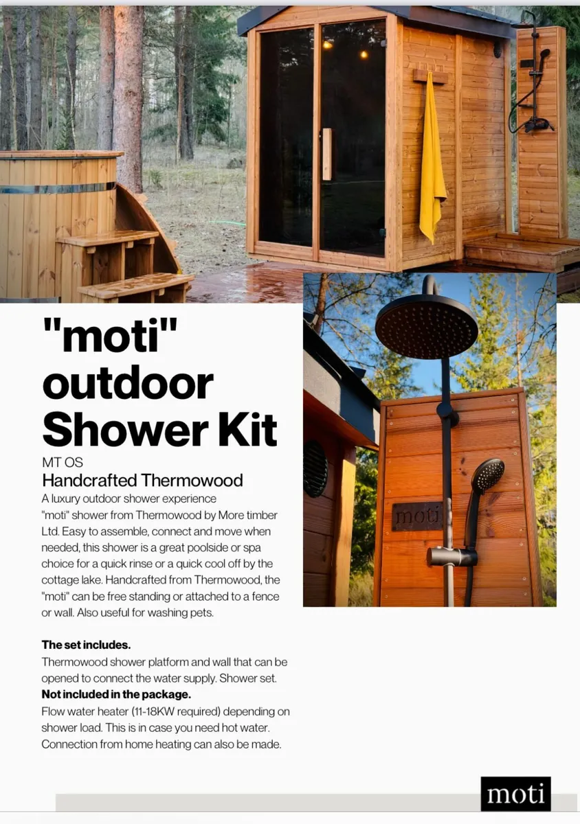 Sauna ''Moti'' Handcrafted Thermowood - Image 2