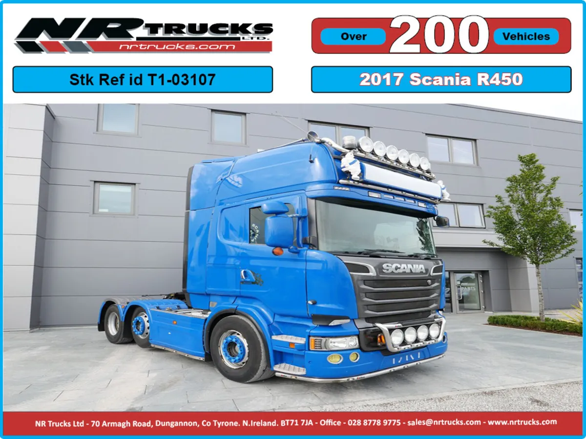 Scania R450  Topline 6x2 Midlift  2pd Auto gearbox - Image 1