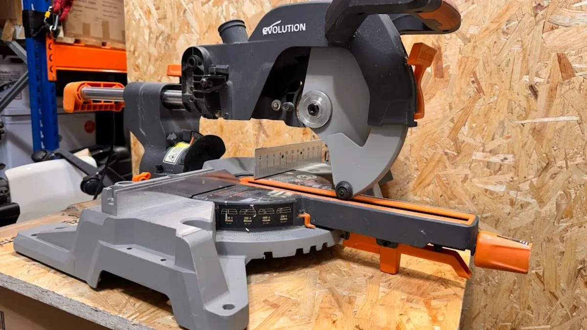 Evolution R255 Mitre Saw - Image 1