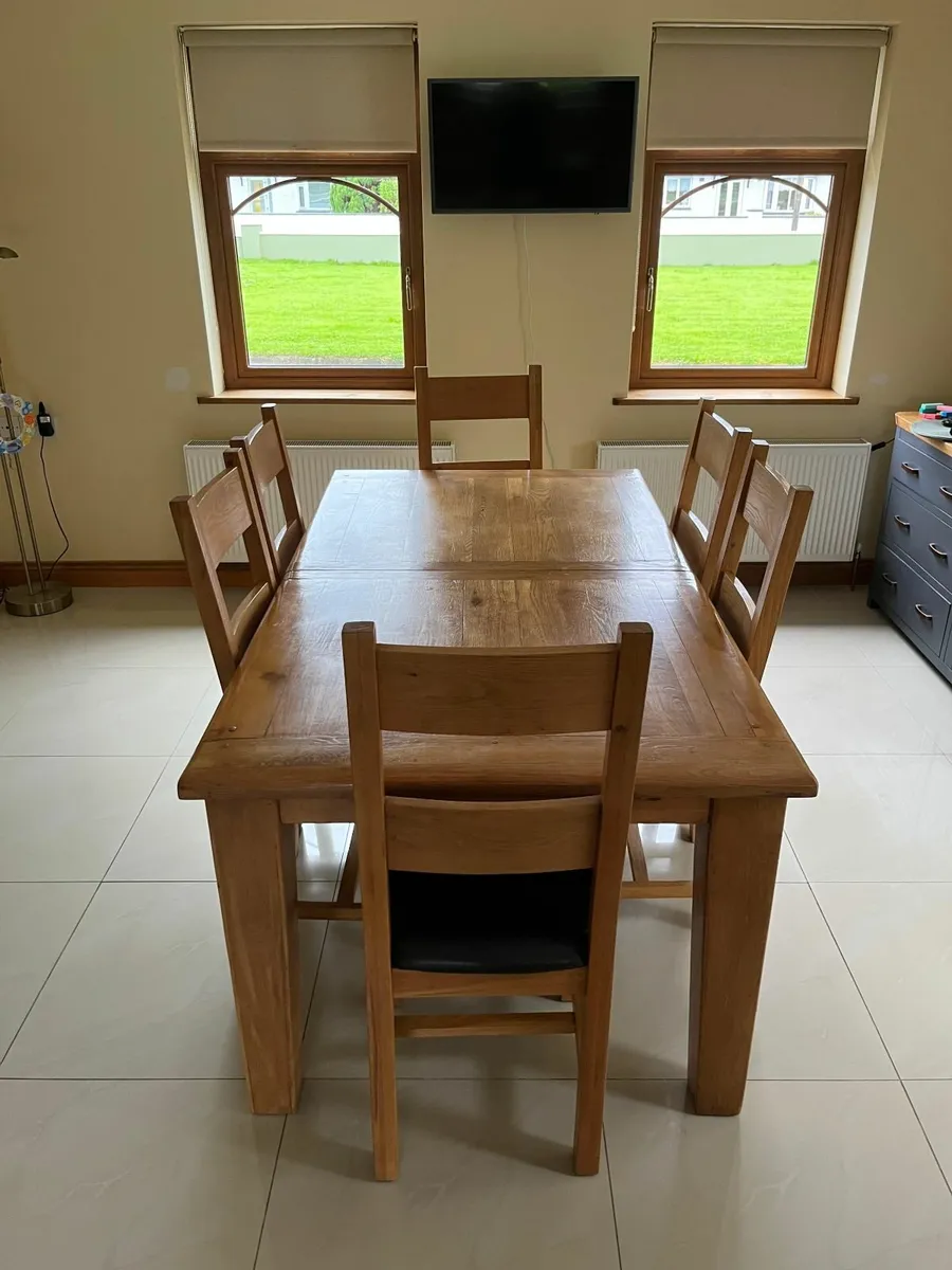 Beautiful solid wood table for sale - Image 1
