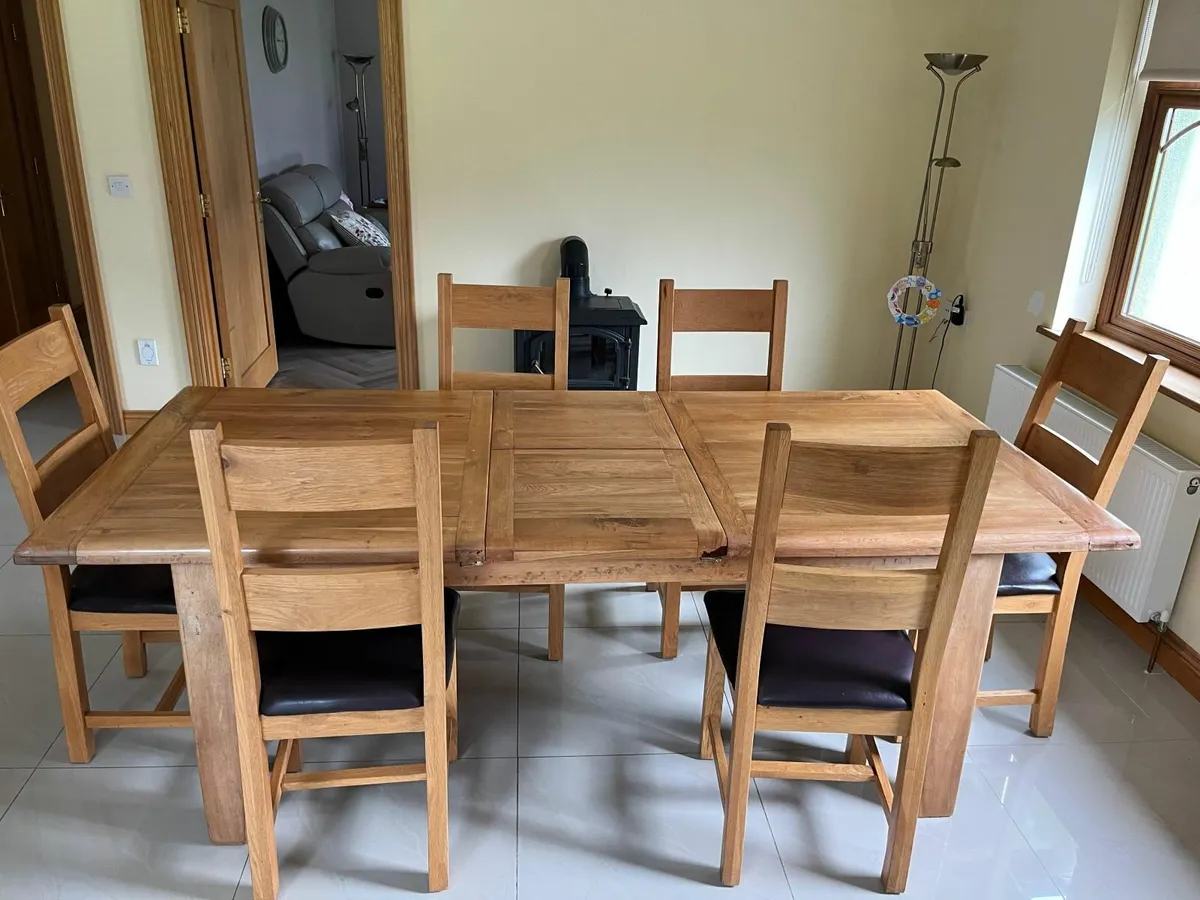 Beautiful solid wood table for sale - Image 3