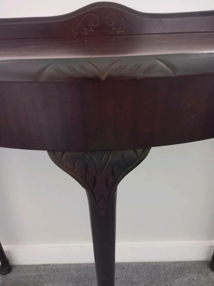 Mahogany hall table - Image 2