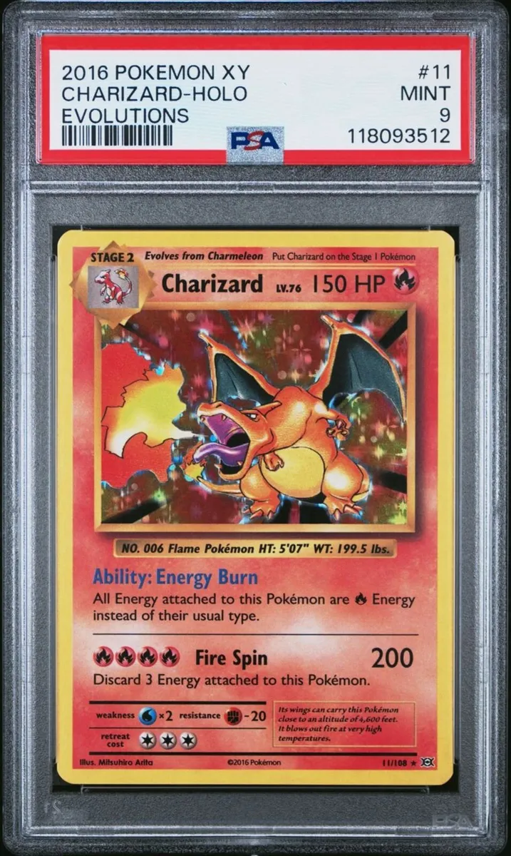 Pokemon cards psa graded rare Collectibles chariza - Image 1