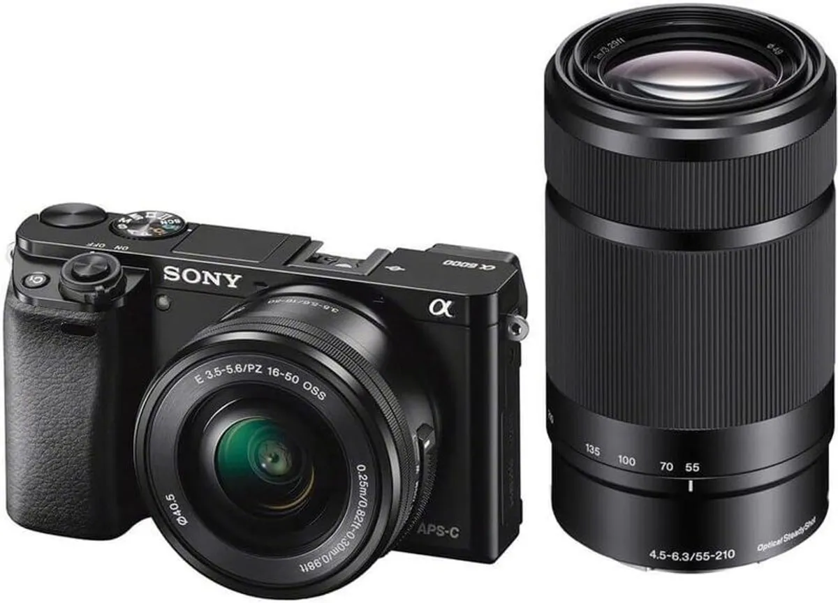 Sony Alfa a6000 Digital Mirrorless Camera with Lens - Image 1
