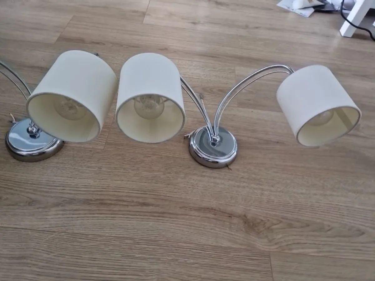 Electric Wall lights x 2 - Image 4