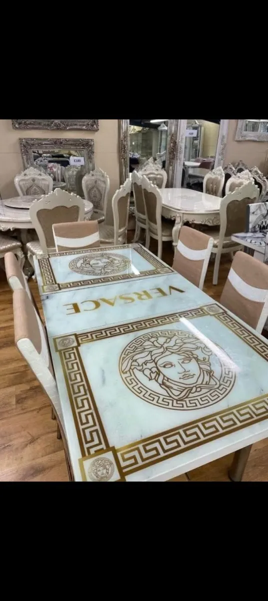 Versace Table And 6 Chairs - Image 2