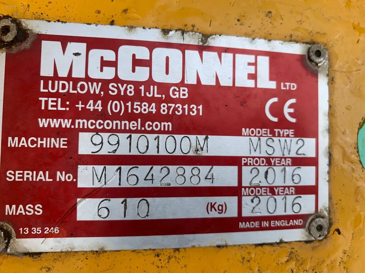 MCCONNEL SW2000 HEAVY DUTY TOPPER - Image 2