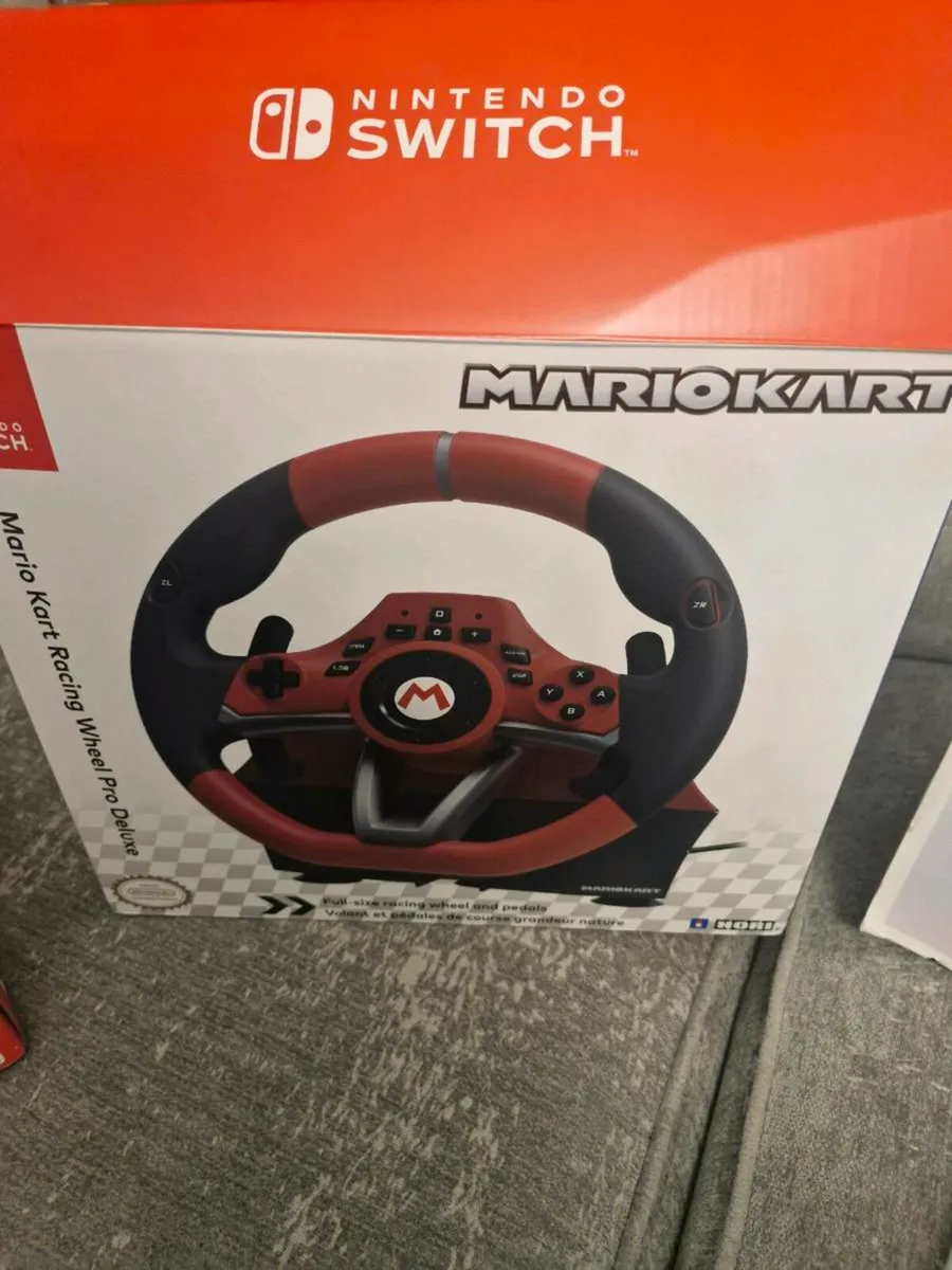 Nintendo switch plus games steering wheel - Image 3