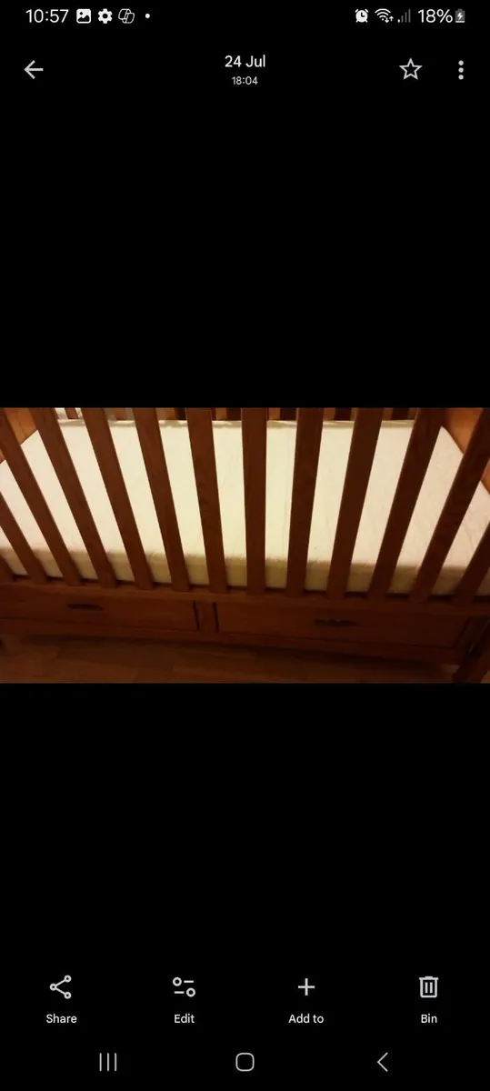 Baby cot - Image 2