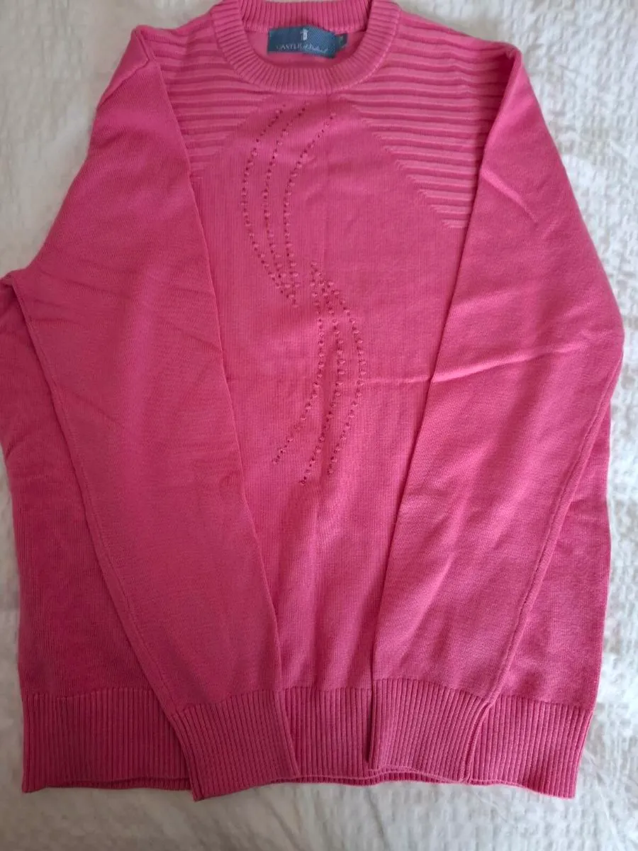 Pink knitted Jumper - Image 1
