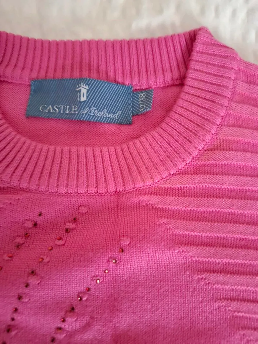 Pink knitted Jumper - Image 2