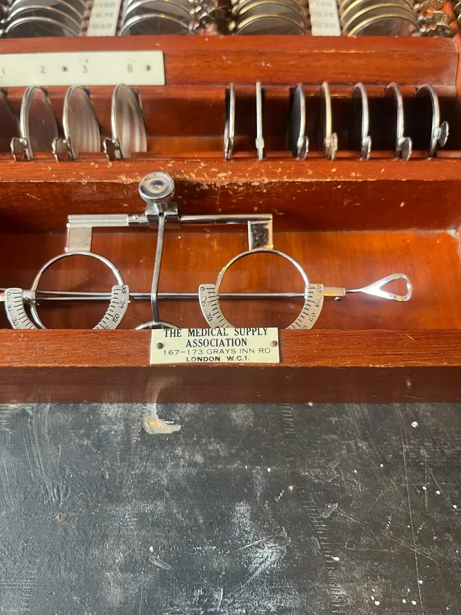 Antique English Optometrist Eye Glasses Trials Set - Image 4