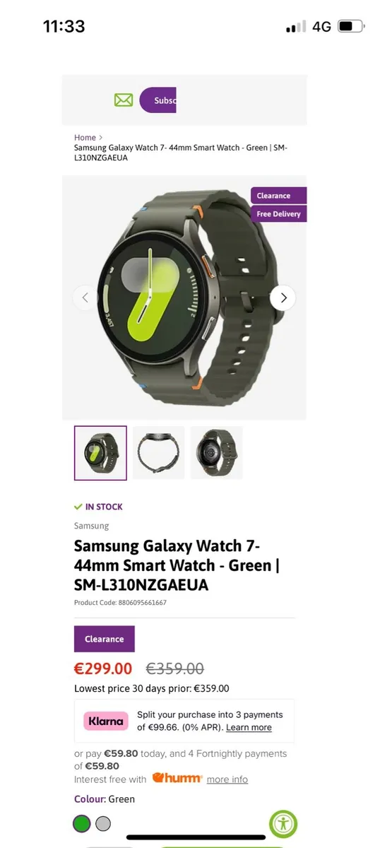 Samsung Galaxy watch 7 44mm - Image 4