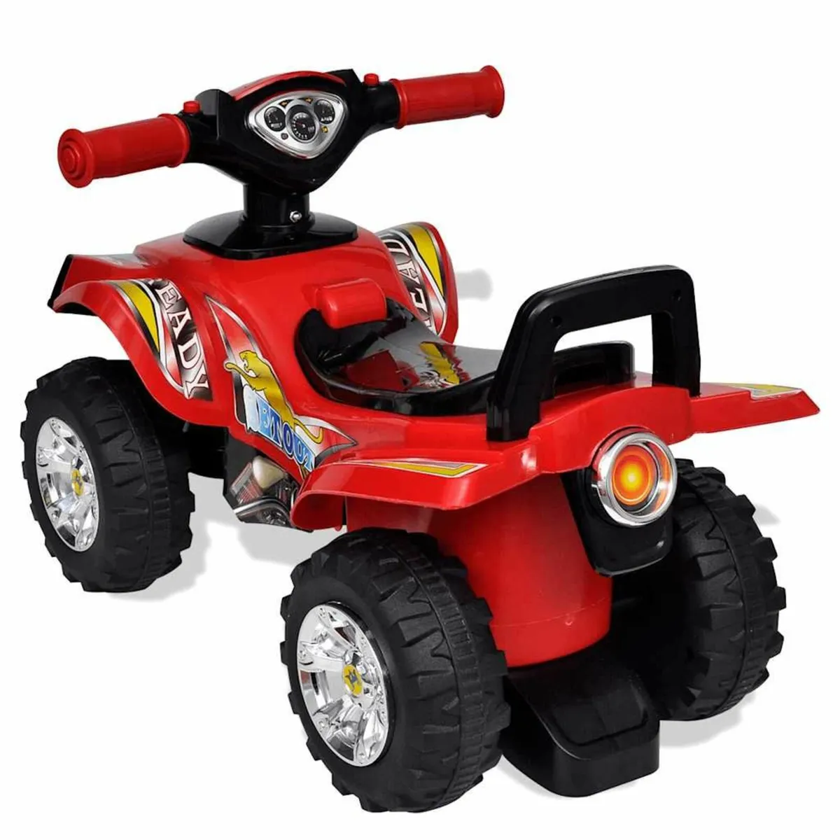 Red Children's Ride-on Quad with Sound and Light - Image 2