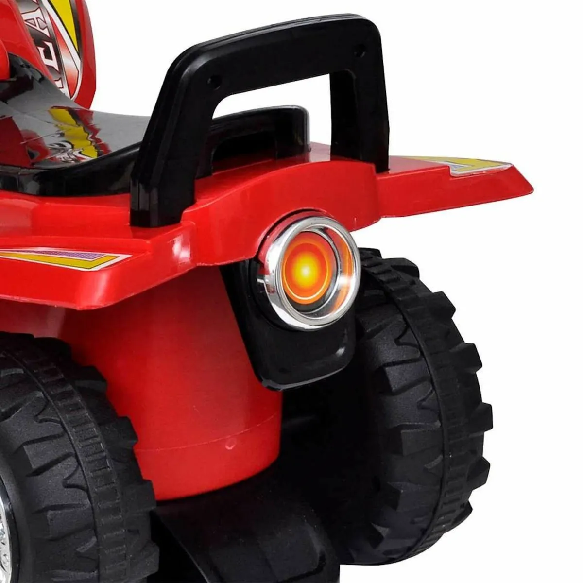 Red Children's Ride-on Quad with Sound and Light - Image 4