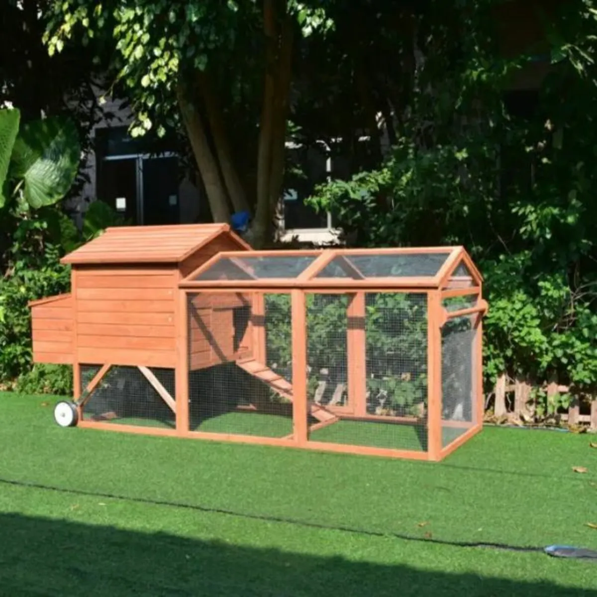 Wheely Easy Chicken Coop – 6-9 Birds – Natural Woo - Image 4