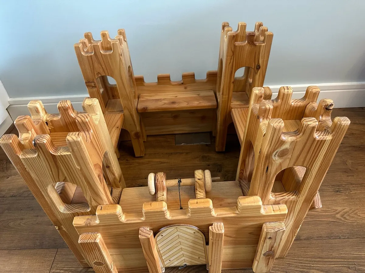 Wooden Castle Playset - Image 2