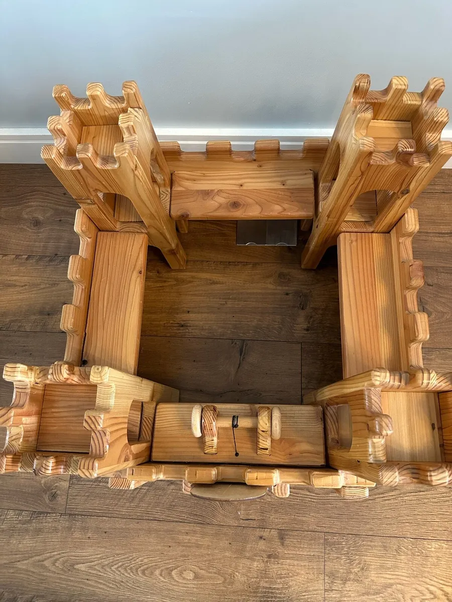 Wooden Castle Playset - Image 3