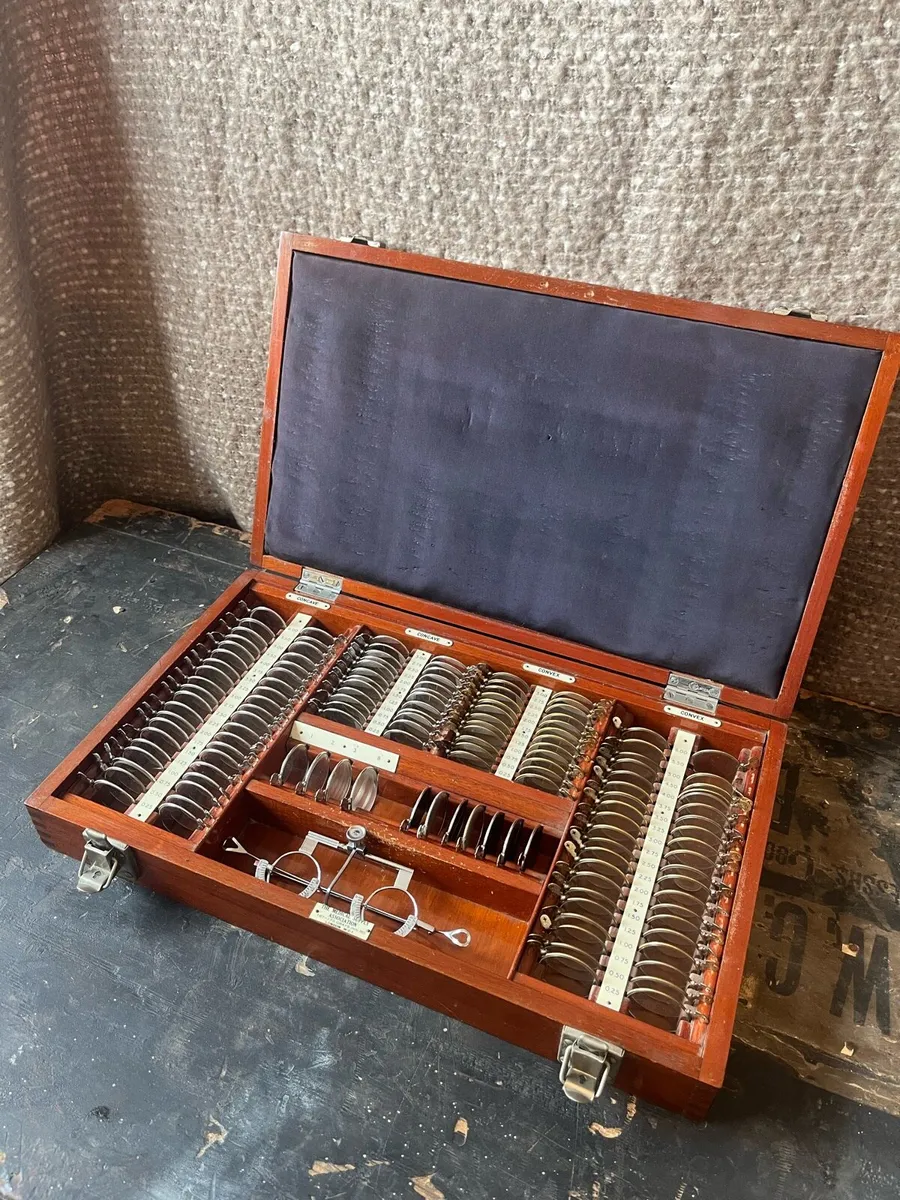 Antique English Optometrist Eye Glasses Trials Set - Image 3