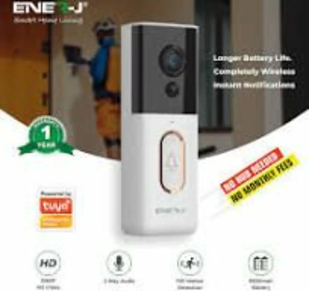 Smart Wi-Fi Video Doorbell - Image 3