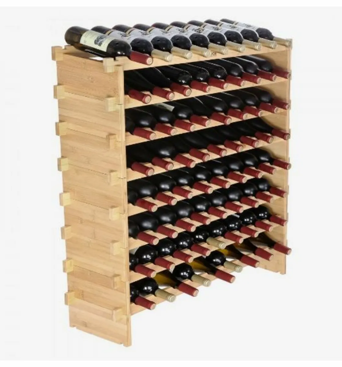 72 Bottle Stackable Modular Wine Rack - Image 4