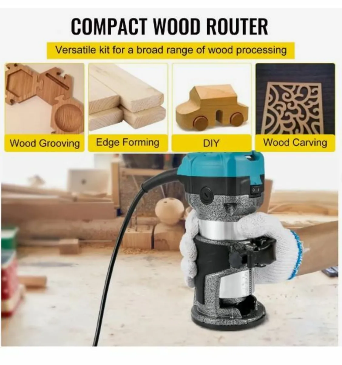 Router Tool, 710W Wood Router - Image 2