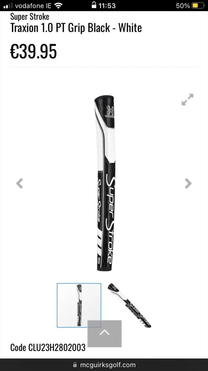 Super Stroke Traxion 3.0 Tour Putter Grip - Image 3