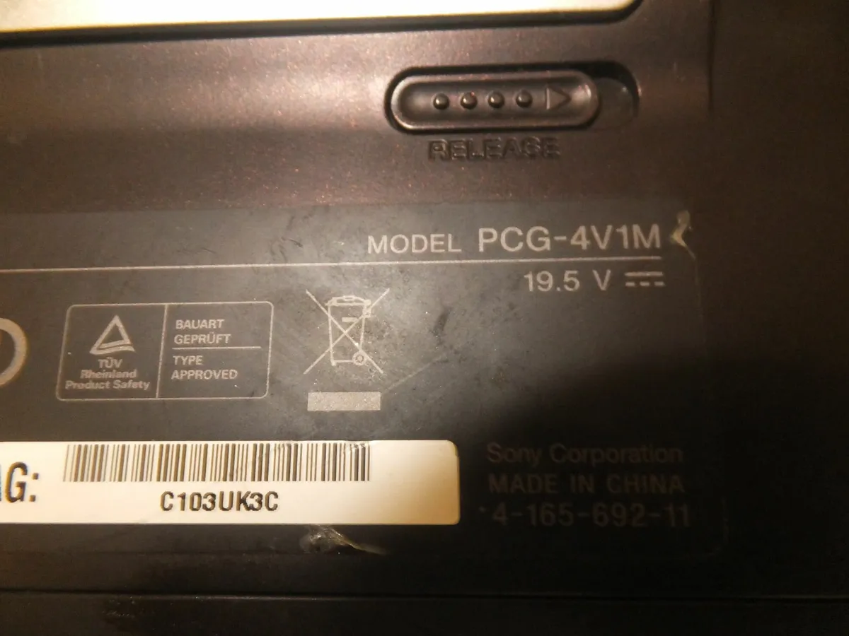 Laptops Sony Vaio PCG-4V1M - Image 2