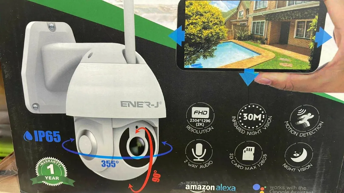 Smart Wi-Fi Camera Outdoor 360 Moveable - Image 2