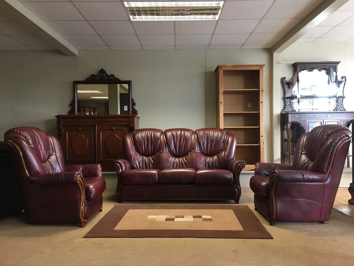 Italian Leather 3+1+1 - Image 2