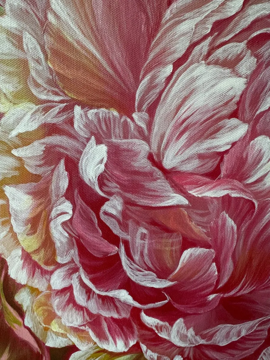 Flowers Acrylic Painting - Image 4