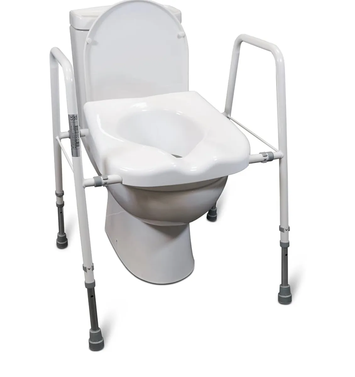 Raised Toilet Seat with frame - Image 1