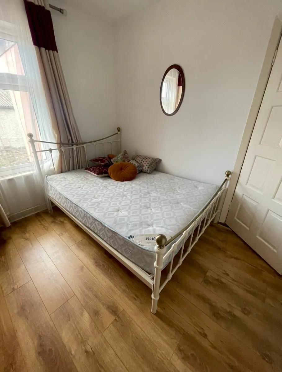 Metal Bed frame and Mattress - Image 1