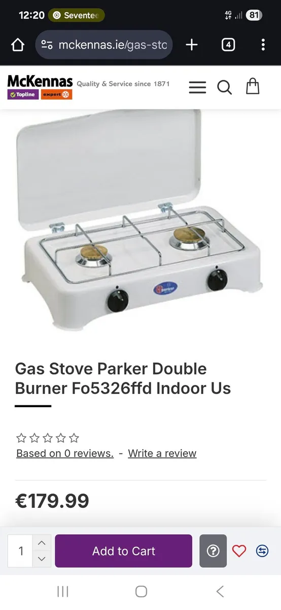 Parker Stove / Gas hob - Image 4