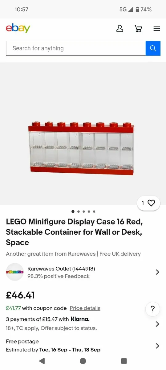 LEGO minifiguers display case - Image 3