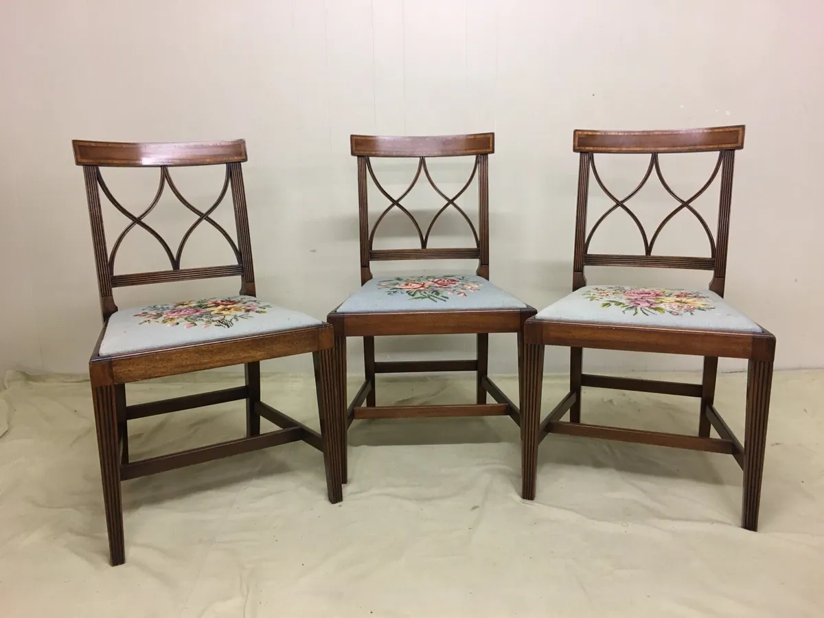 Set 6 Edwardian Dining Chairs - Image 2