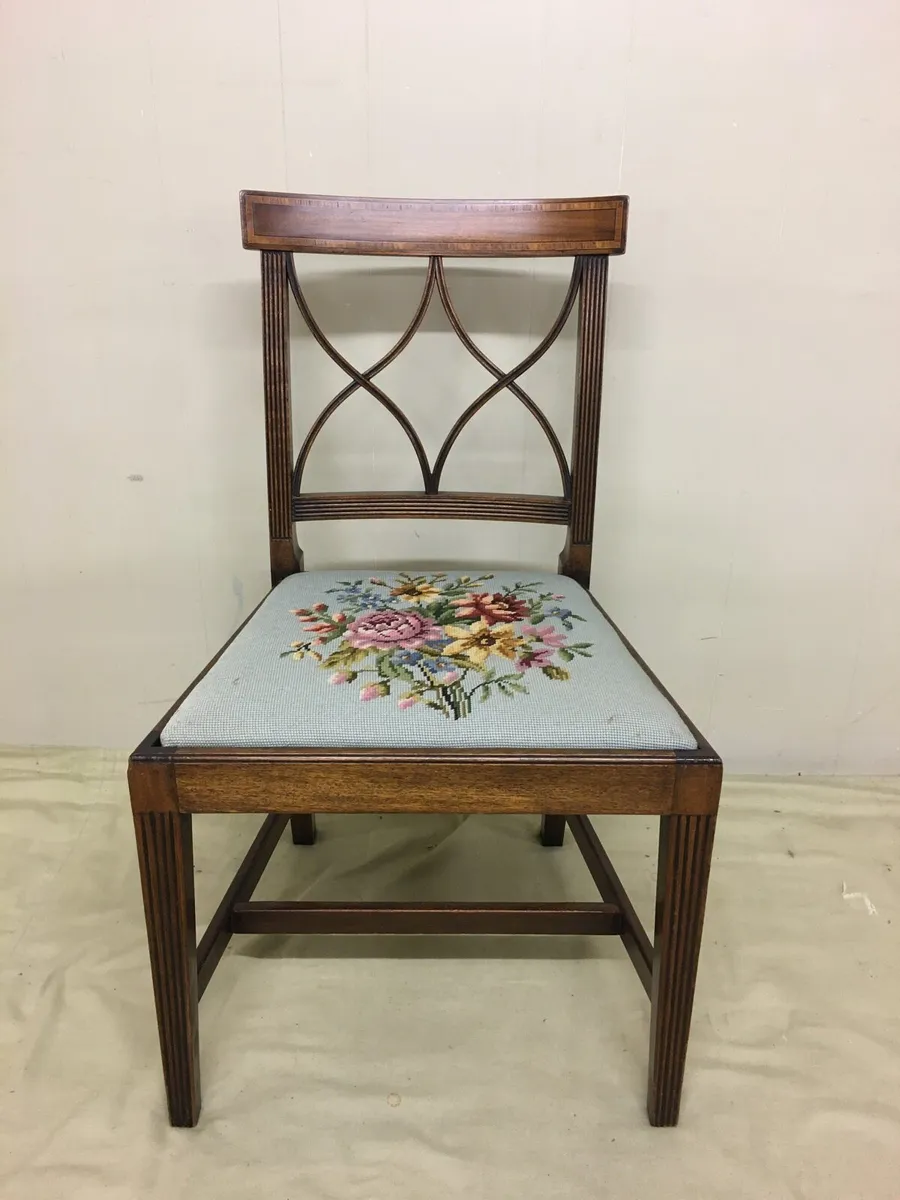 Set 6 Edwardian Dining Chairs - Image 4