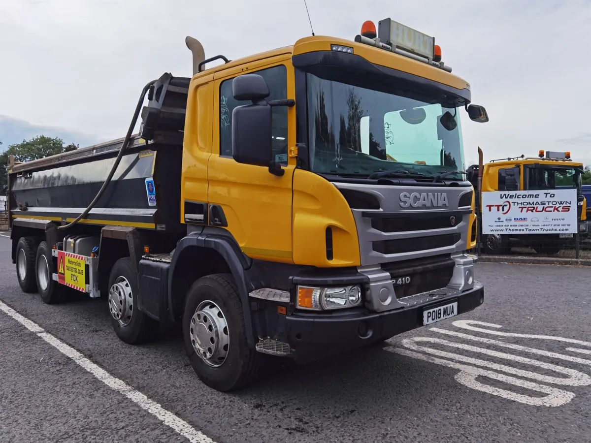 2018 Scania P410 8X4 Tipper with Thompson Steel Bo - Image 1